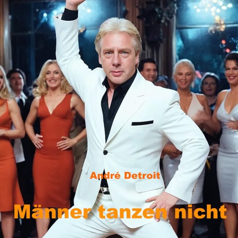 Andre Detroit als John Travoltadouble singt den ersten Ohrwurm 2025. Es geht darum, dass Männer nicht tanzen, aber heimlich davon träumen. 